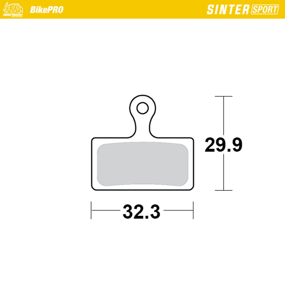 Brake Pads Bicycle Sinter Sport: Shimano G Type - Grafite Offroad