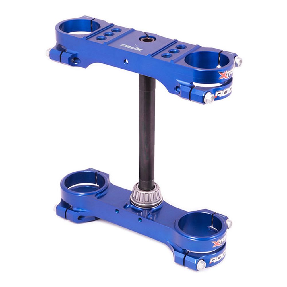 Xtrig Triple Clamp Rocs-tech Fixed Off-set 20mm Yamaha Yz250f 24-.. Yz450f 23-.. Blue - Grafite Offroad