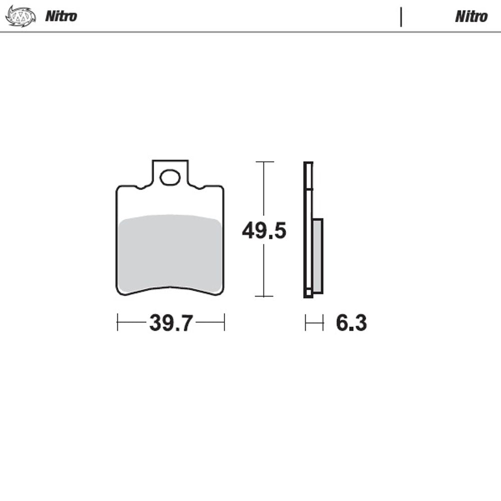 Brake Pads Nitro - Front and Rear - Grafite Offroad