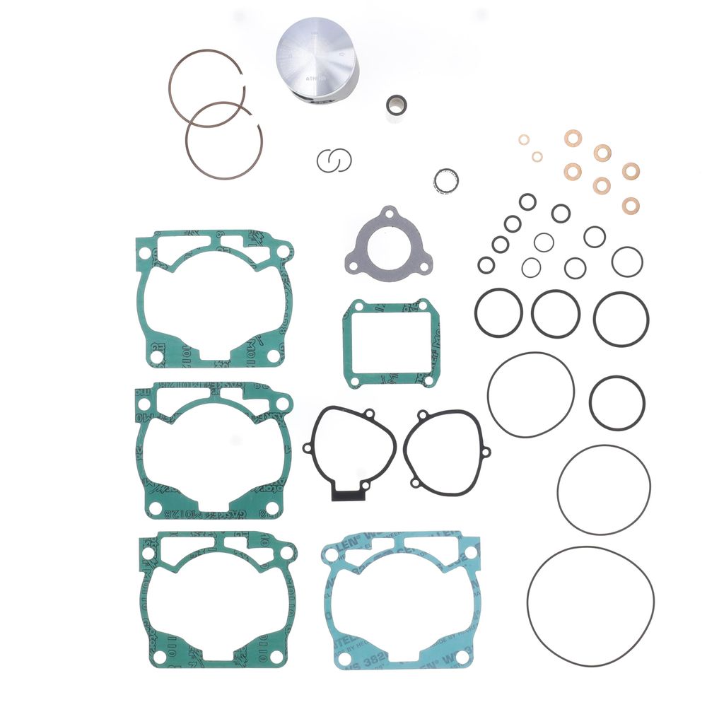Top End Piston Kit: Cast 2-Stroke Piston&nbsp;&Oslash; 66,4 mm + Top End Gasket Kit - Grafite Offroad