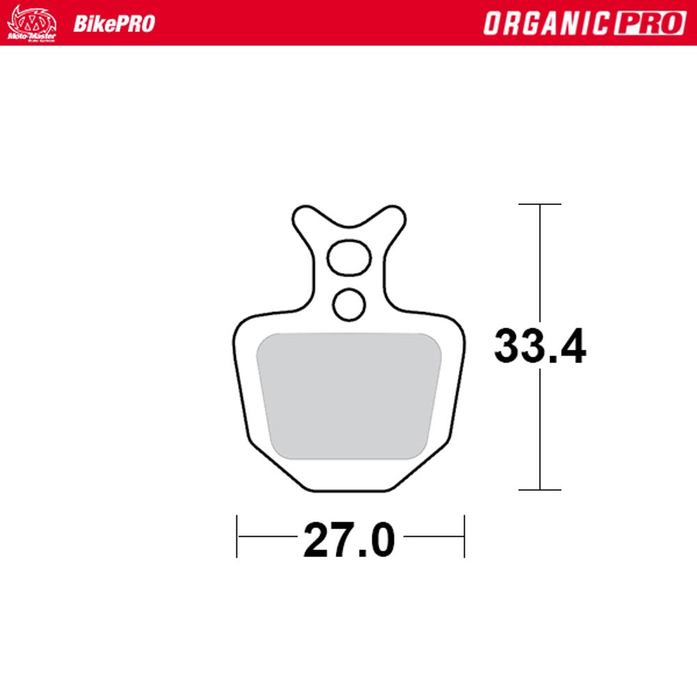 Brake Pads Bicycle Organic Pro: Formula Oro - Grafite Offroad