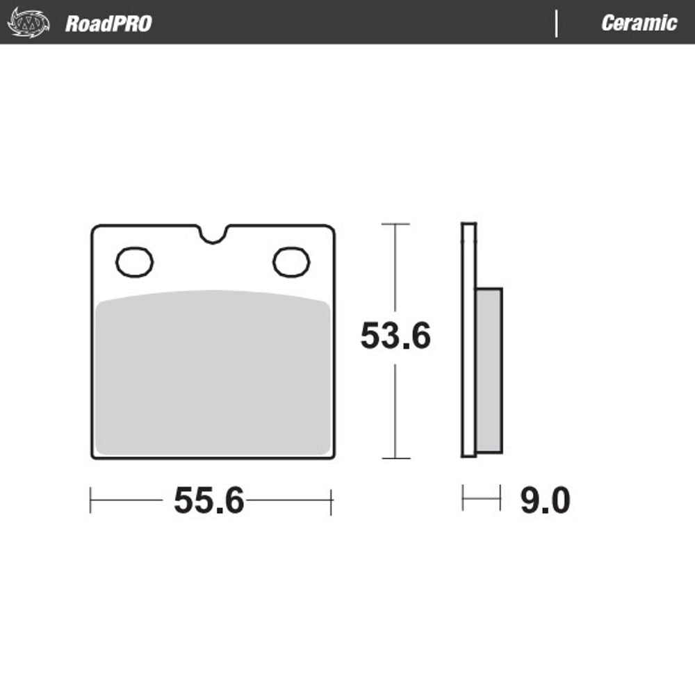 Brake Pads Roadpro Ceramic - Front and Rear - Grafite Offroad