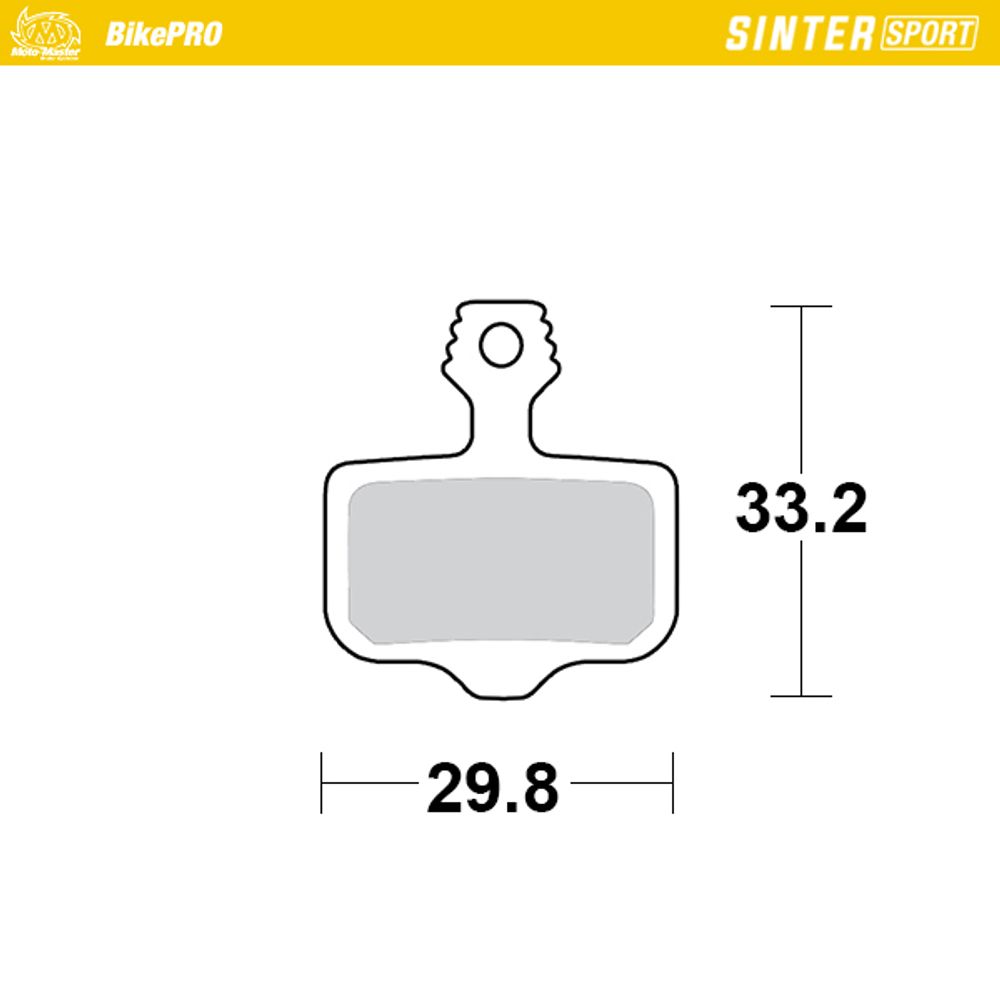 Brake Pads Bicycle Sinter Sport: Avid 2-piston - Grafite Offroad