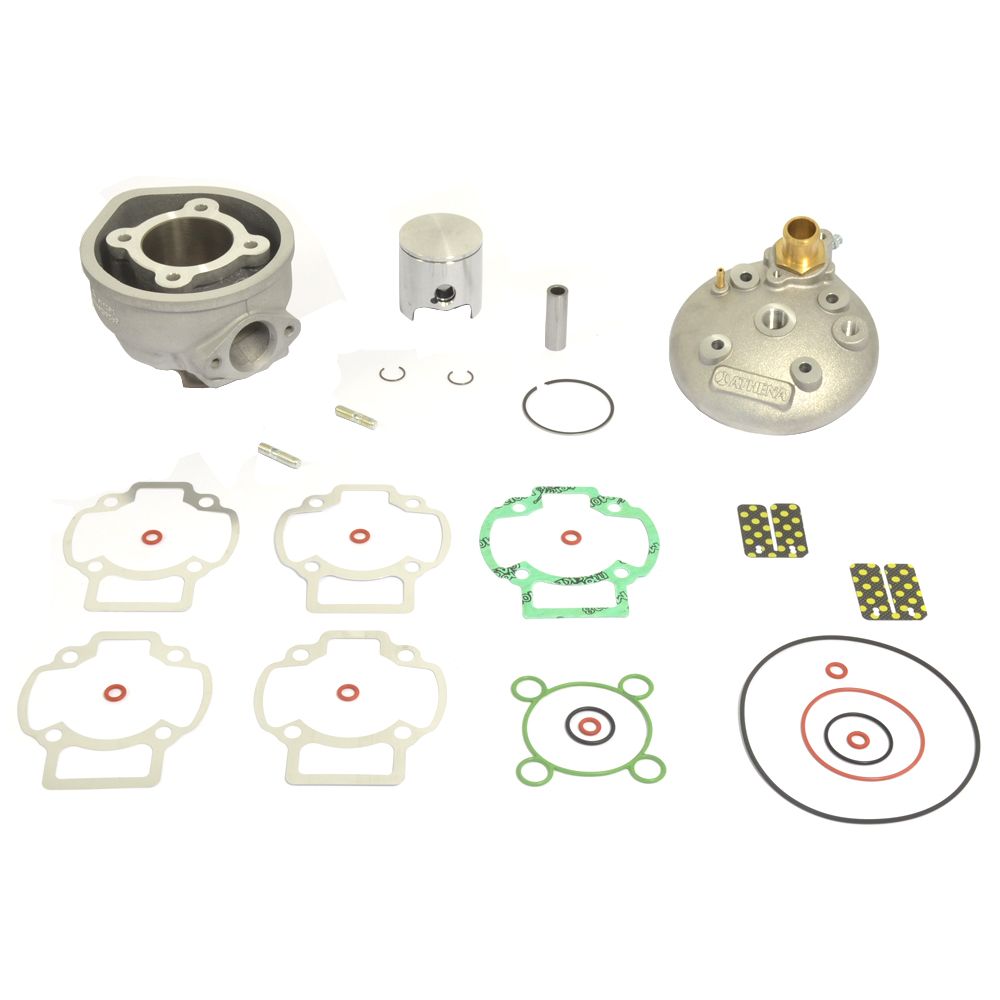 Big Bore Cylinder Kit With Head &Oslash; 47,6 mm, 70 cc, Pin &Oslash; 12 mm, Domed Head Piston - Grafite Offroad