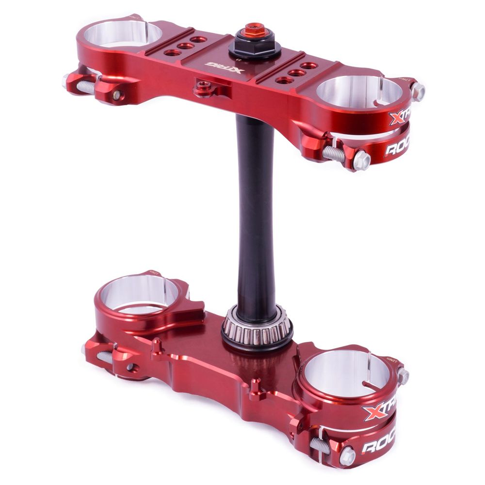 Triple Clamp Xtrig Rocs M12 Upper-lower Axle Bushing Kawasaki Kx250f Kx450f Offset 21-23 - Grafite Offroad