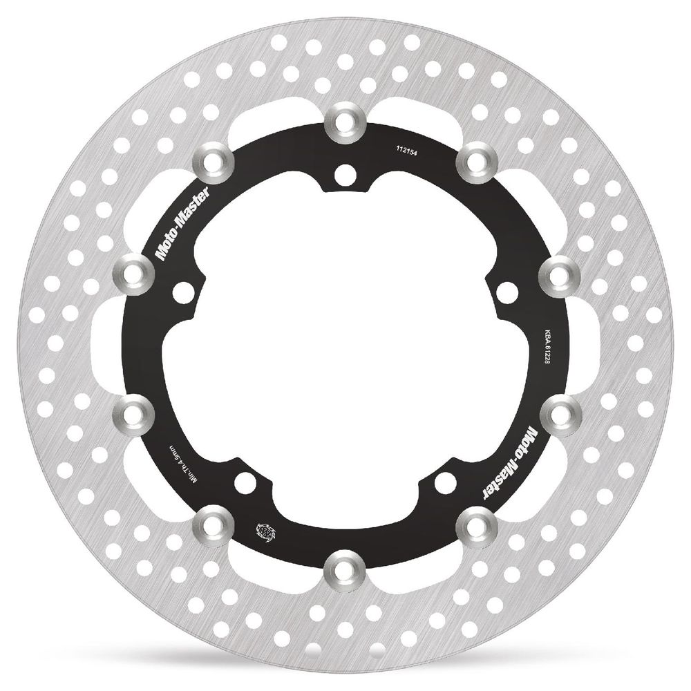 Brake Disc Road Halo - Floating - Front - Triumph: Speed Triple 1050, Sprint Gt - Grafite Offroad