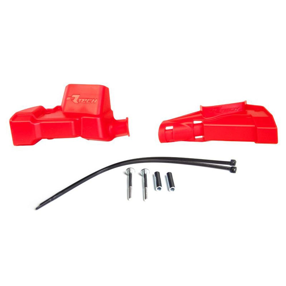 Front Guard Hydraulic Master Cylinder and Reservoir Nissin Brembo Red - Grafite Offroad