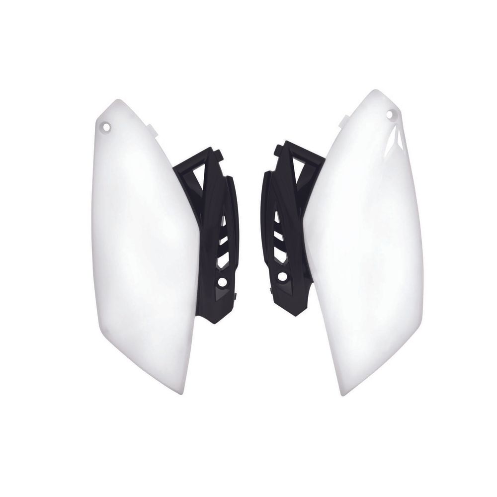 Side Panels White-black Replica Yamaha - Grafite Offroad