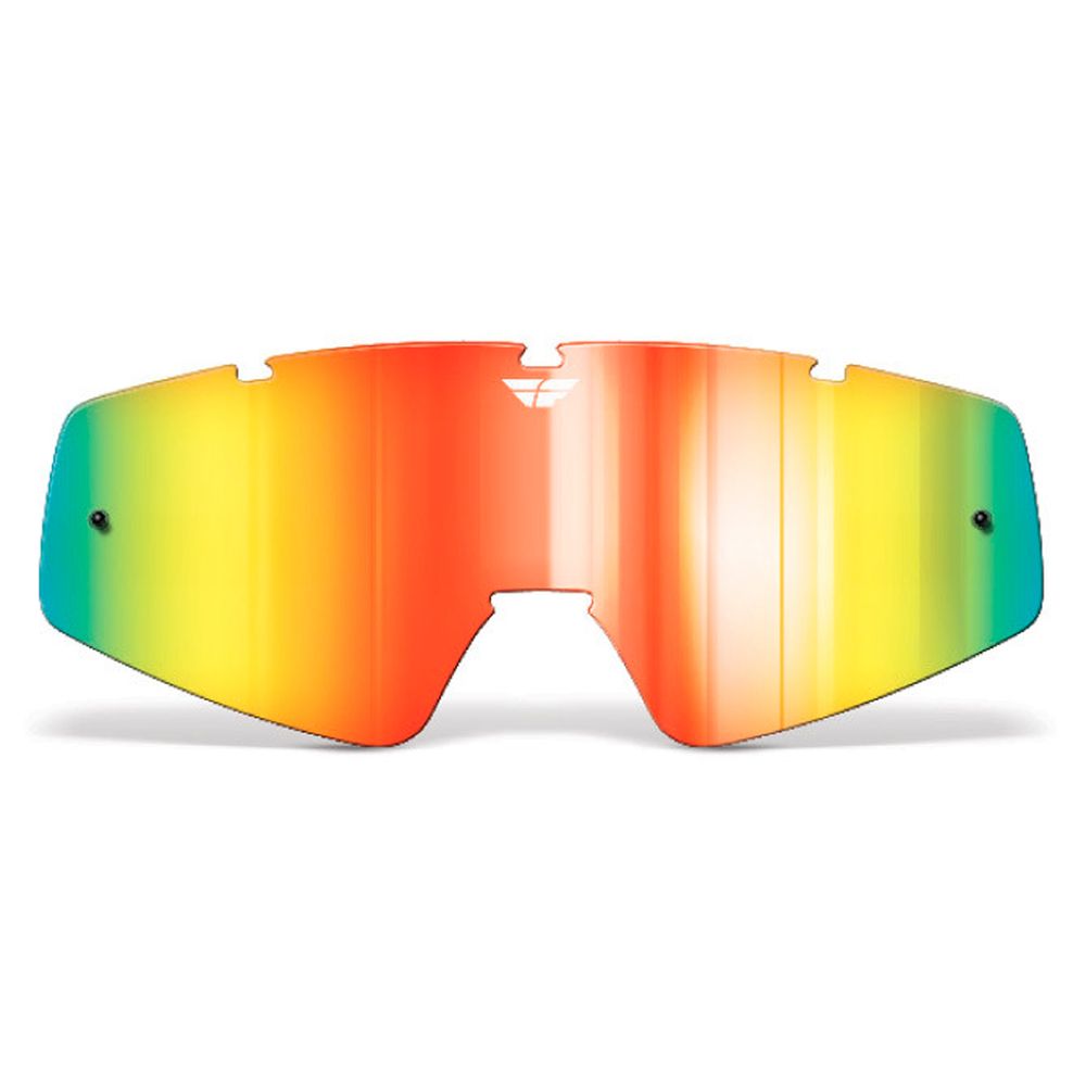 Fly Lens Fire Mirror Smoke with Tear Off Pins - Grafite Offroad