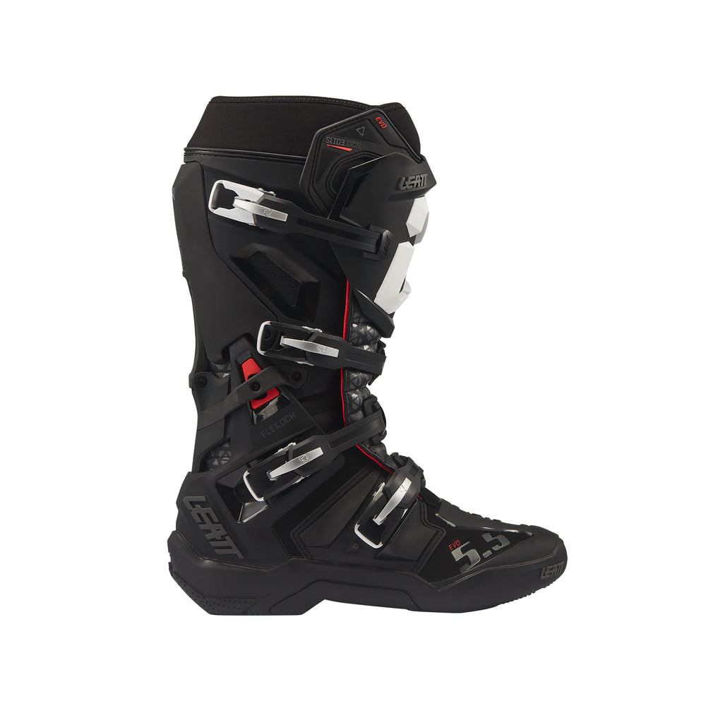 Boot Moto 5.5 FlexLock Evo Leatt - Grafite Offroad