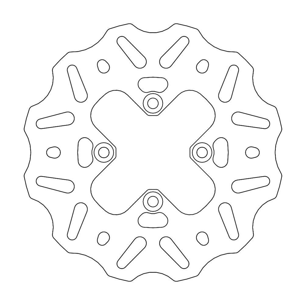 Brake Disc Off-road Nitro - Rear - Ktm: Sx65 - Grafite Offroad