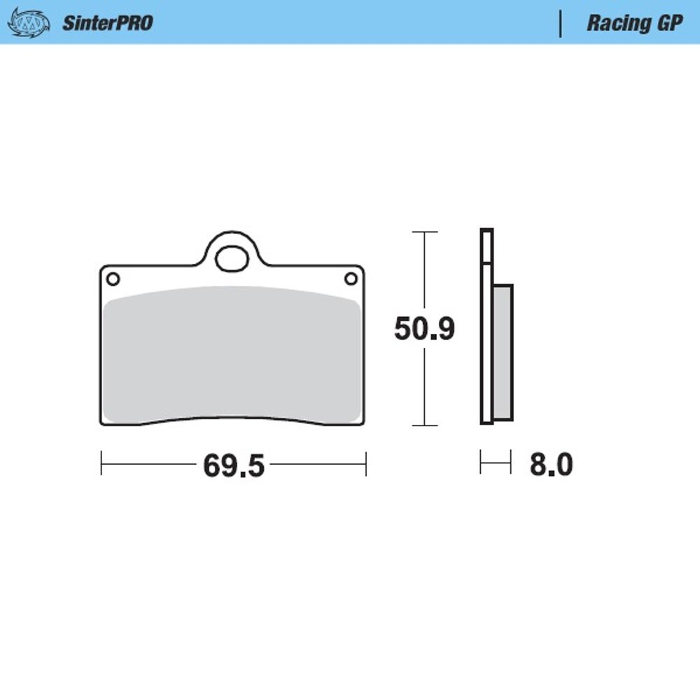 Brake Pads Racing Gp - Front - Grafite Offroad