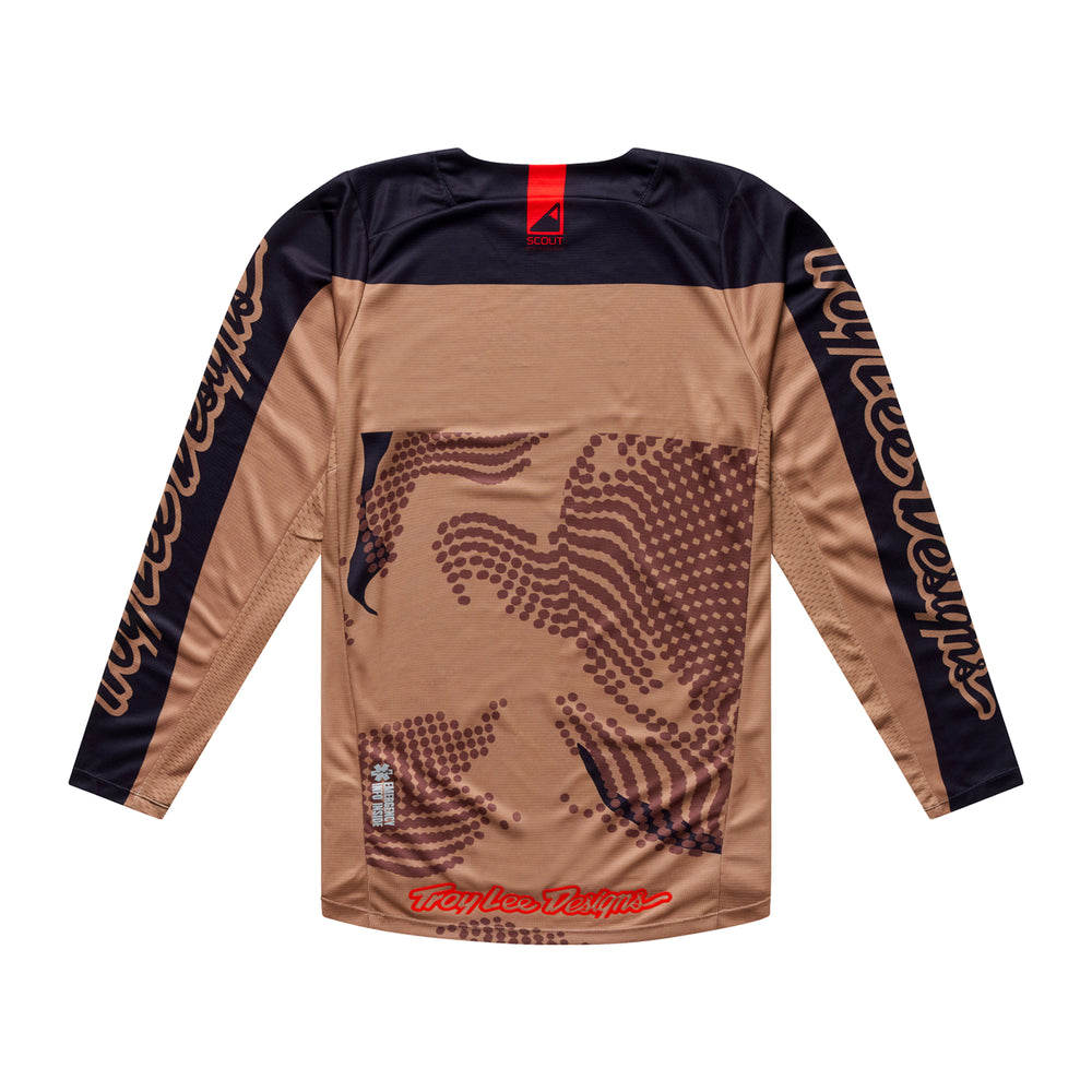T-shirt Scout GP Pro - High Desert - Brown - XL Troy Lee Designs - Grafite Offroad