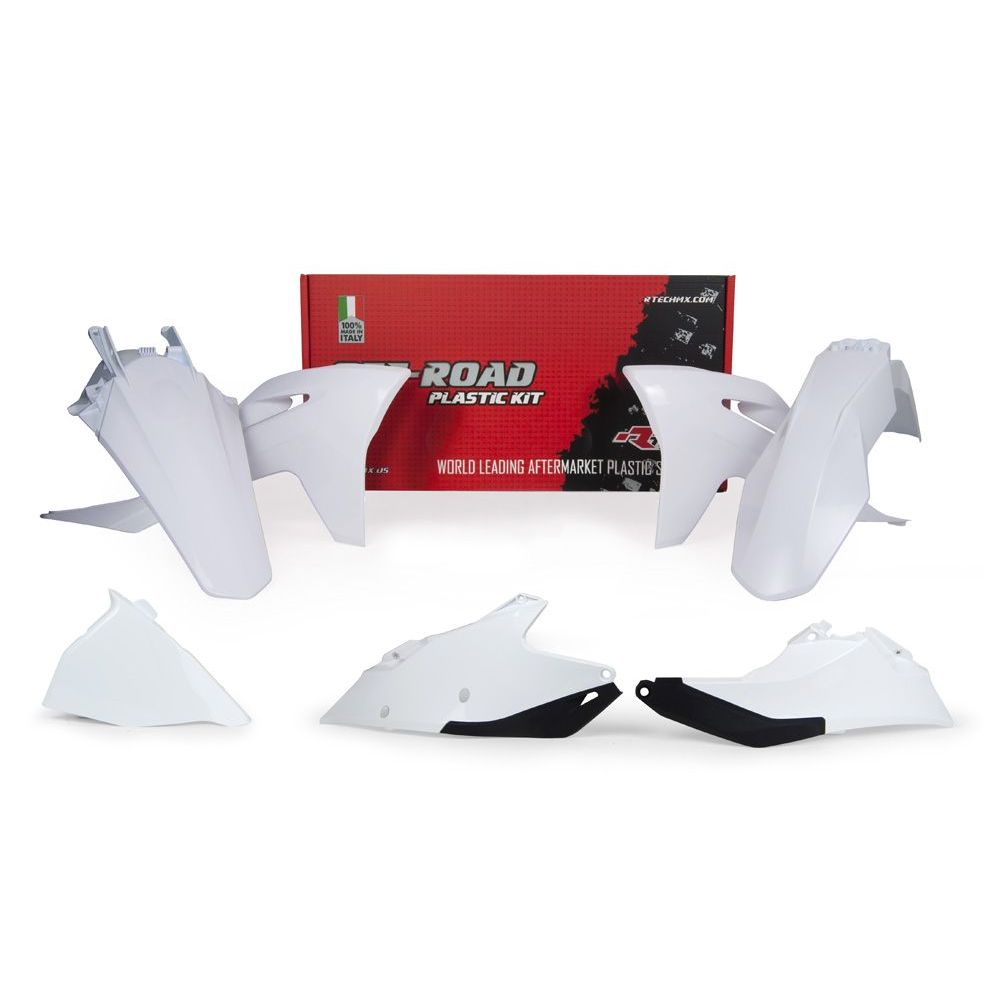 Plastics Kit 5 Pcs White Color Gas Gas Ec/ec-f /250/300/350/450 21-.. - Grafite Offroad