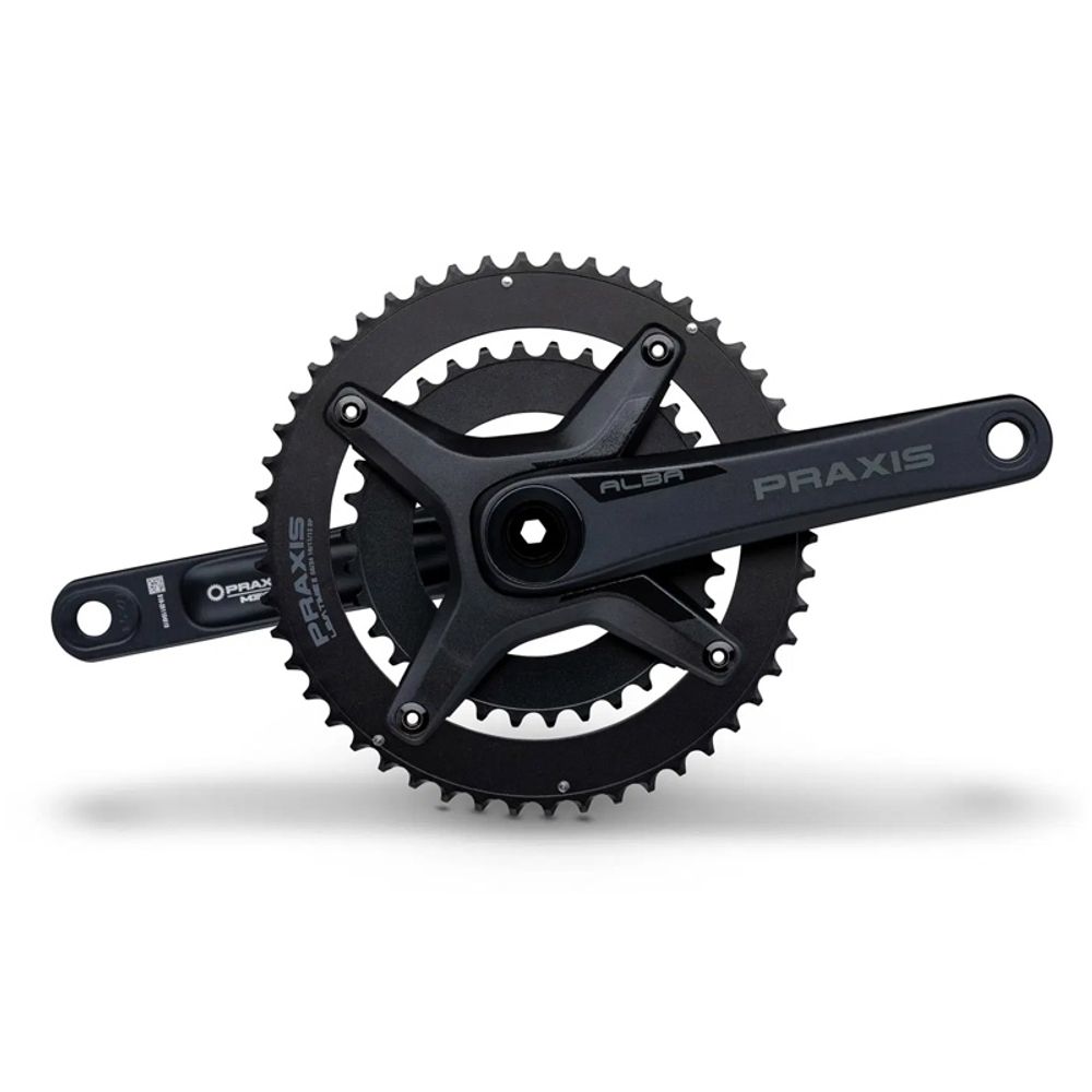 Alba Alloy Crankset - M30 48/32 Lt2 10/11/12sp 44.5cl Q147 | 172.5 Mm - Grafite Offroad