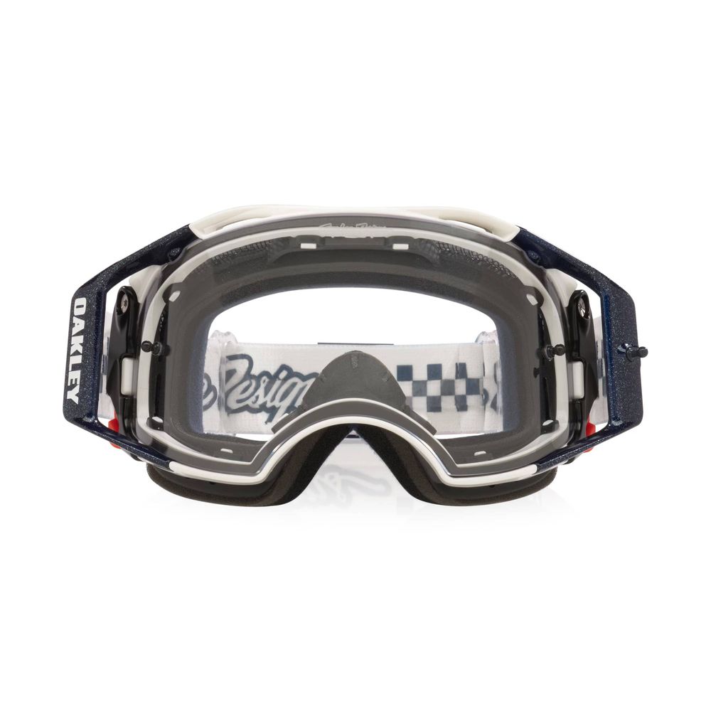 Maschera AIRBRAKE MTB, TLD Bianco, Trasparente