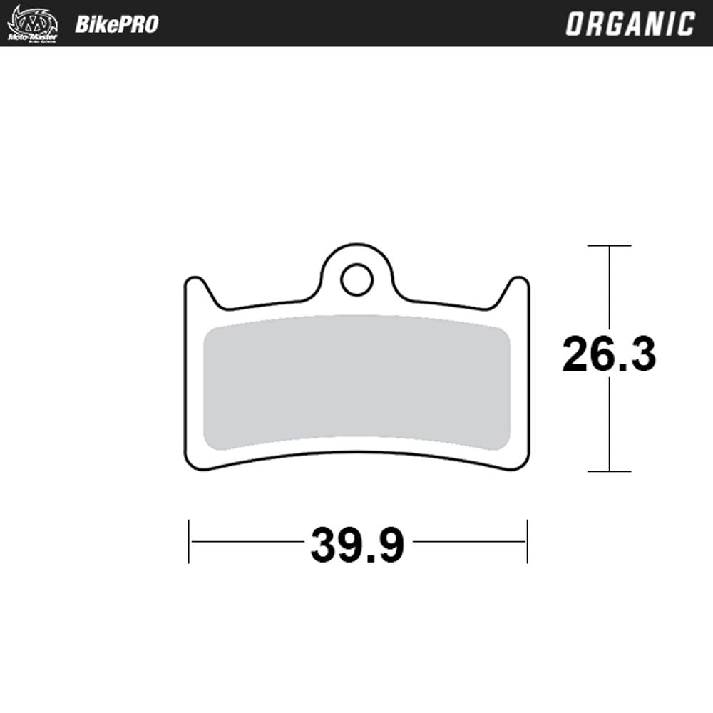 Brake Pad Bicycle Organic - Hope V4 - Grafite Offroad