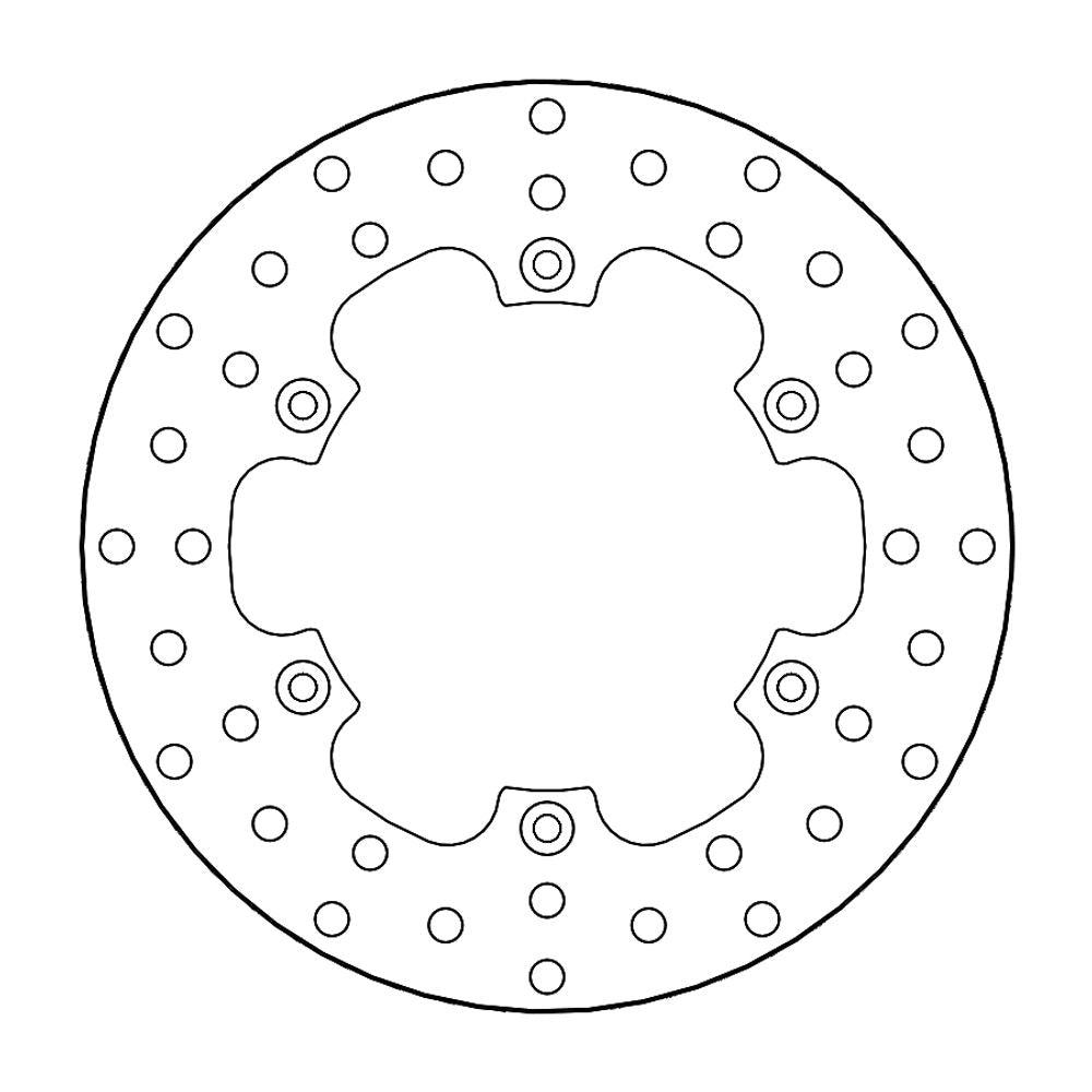 Brake Disc Road Halo - Rear - Yamaha: Yz, Wr, Tt - Grafite Offroad