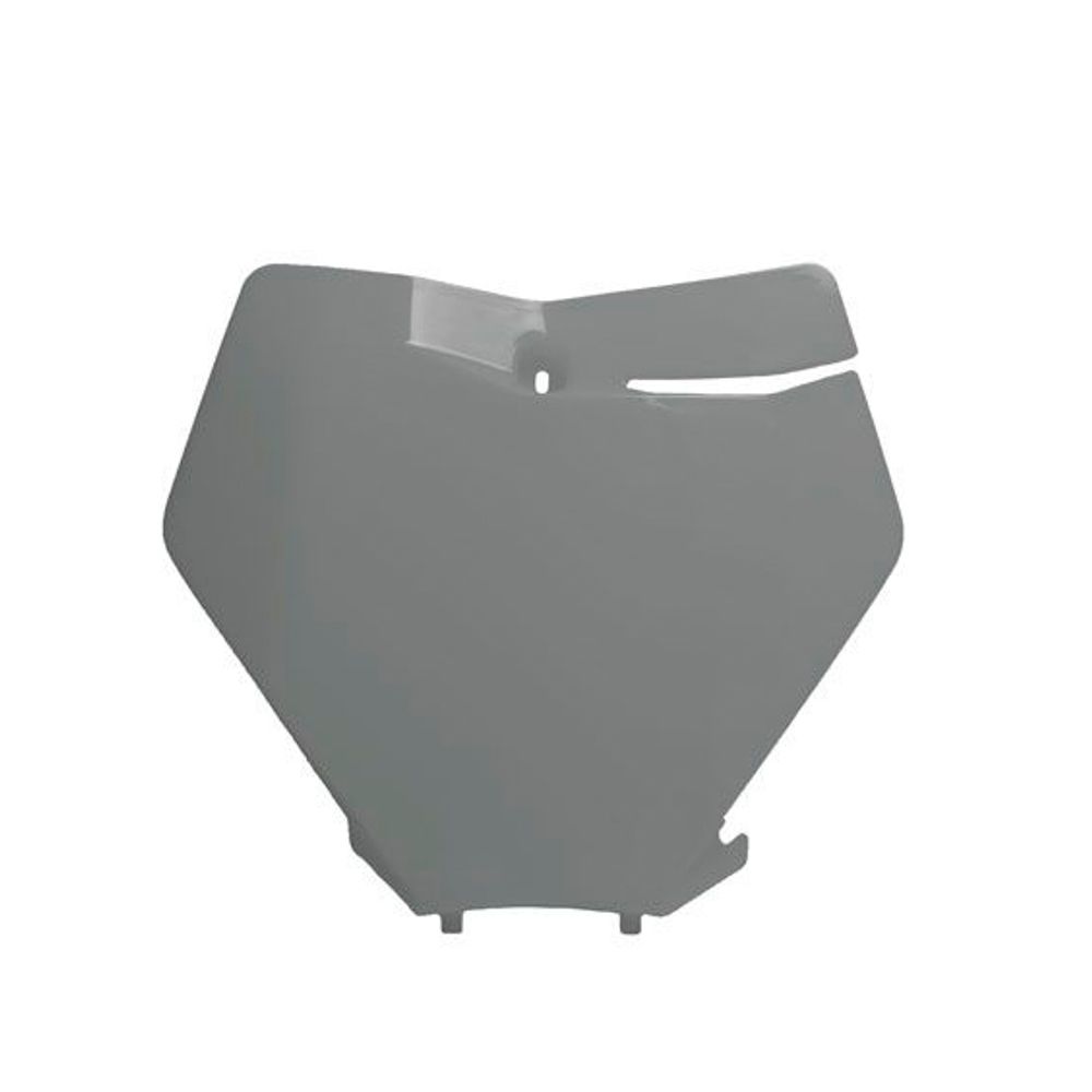 Front Number Plate Quantum Grey Replica Ktm - Grafite Offroad