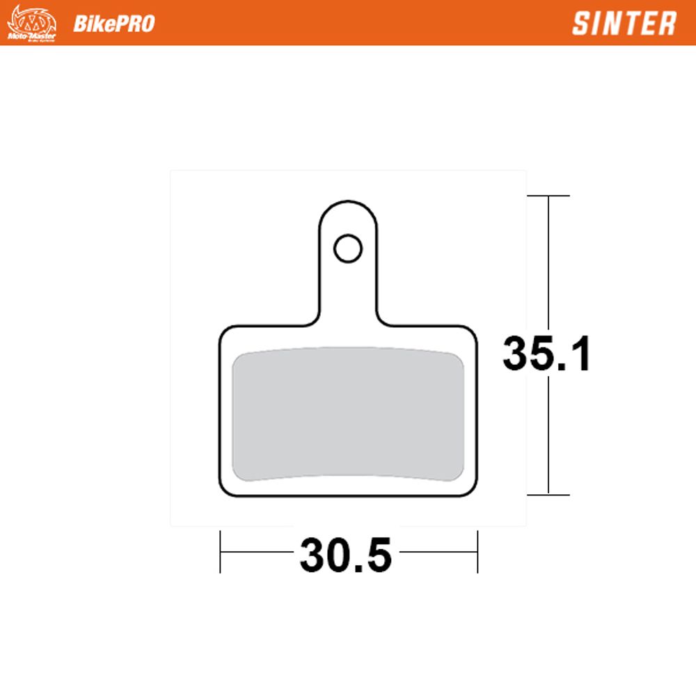 Brake Pads Bicycle Sinter: Shimano B Type - Grafite Offroad