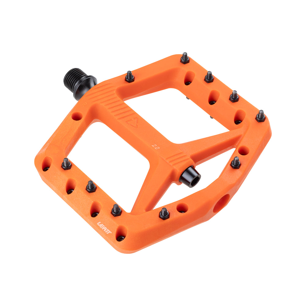 MTB Flat Pedals Leatt AllMtn 2.0 Composite 112x106mm Vivid Orange Leatt
