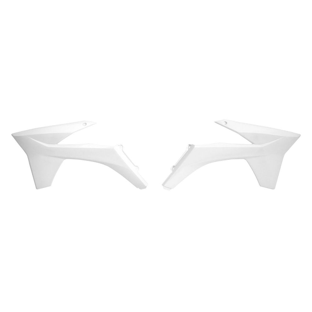 Radiator Scoops White Replica Ktm - Grafite Offroad
