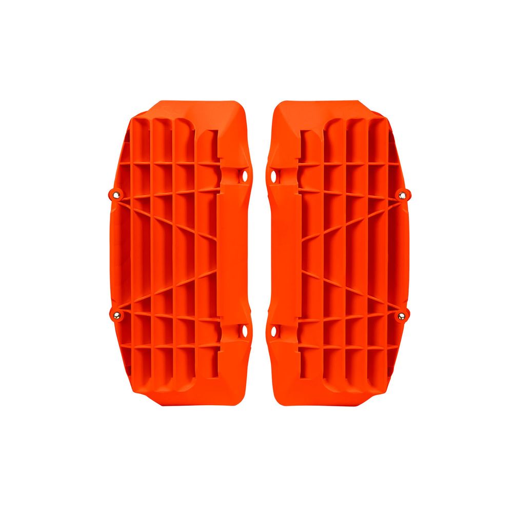 Oversize Reinforced Radiator Louvers Sx-dx Neon Orange Replica Ktm - Grafite Offroad