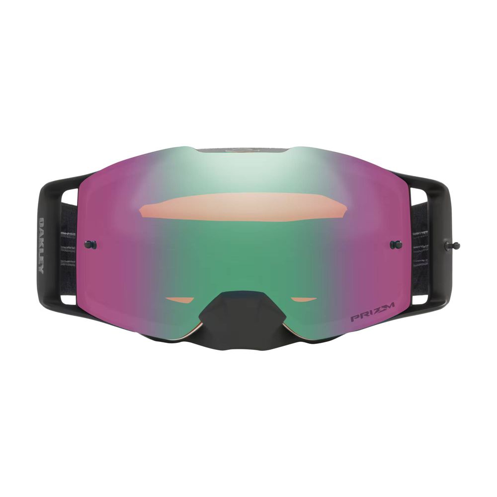 FRONT LINE Goggles, Tuff B. Black, Prizm MX Green