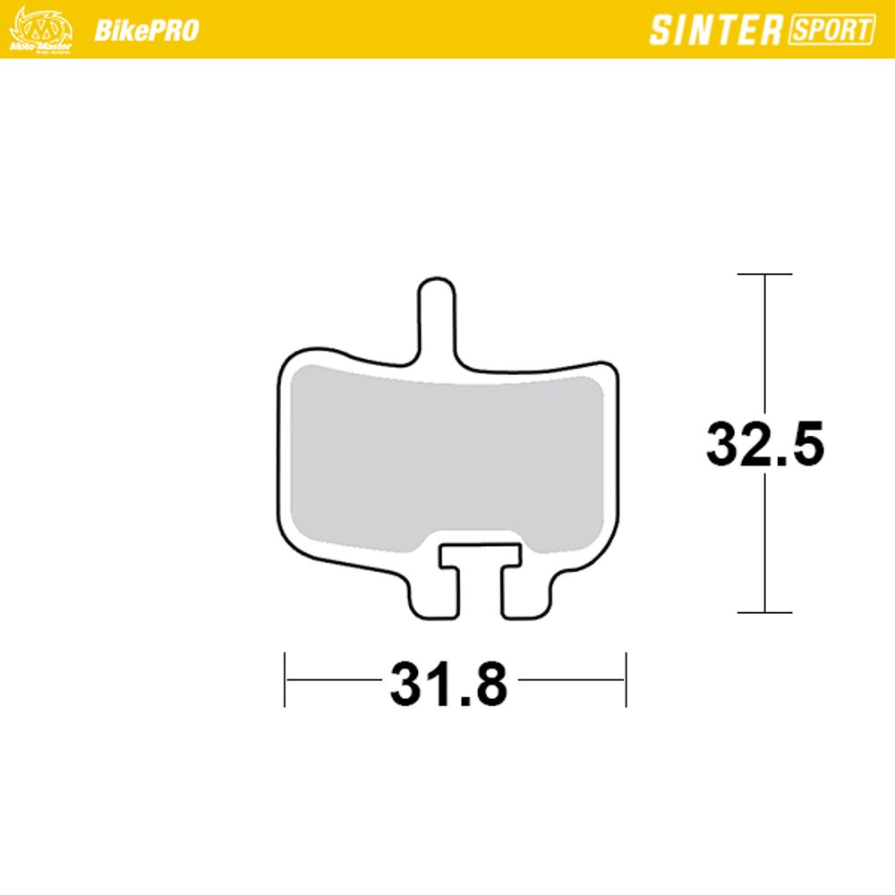 Brake Pads Bicycle Sinter Sport: Hayes - Grafite Offroad