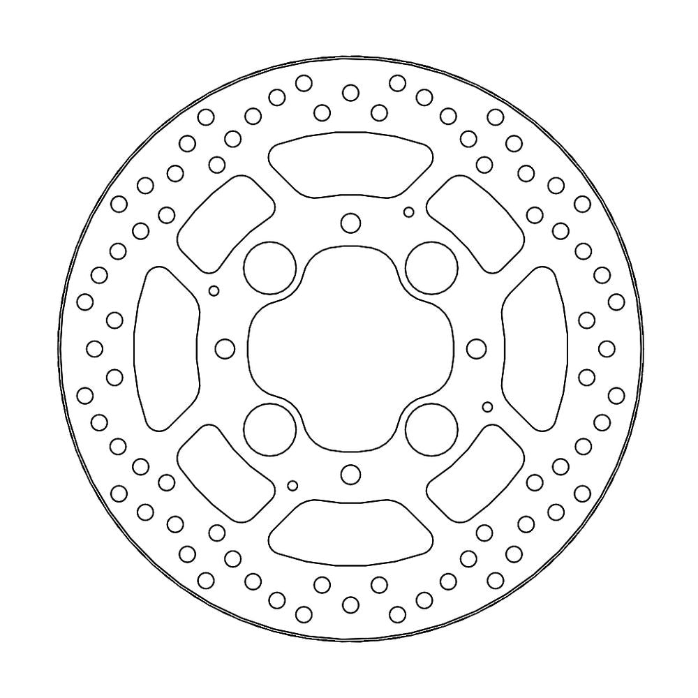 Brake Disc Road Halo - Rear - Honda: Cb1000r/abs, Vfr800/abs (5.9mm Disc) - Grafite Offroad