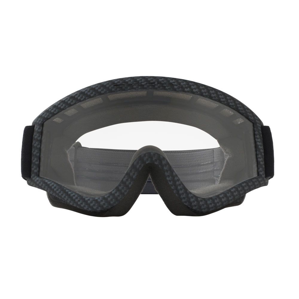 Maschera L-FRAME MX - Lente Trasparente - Fascia Carbon Fiber