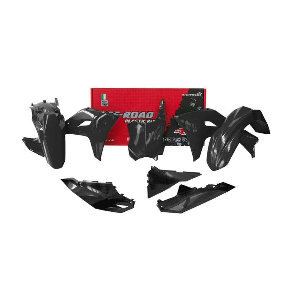Kit Plastische 5 Pezzi Kawasaki Replica Nero