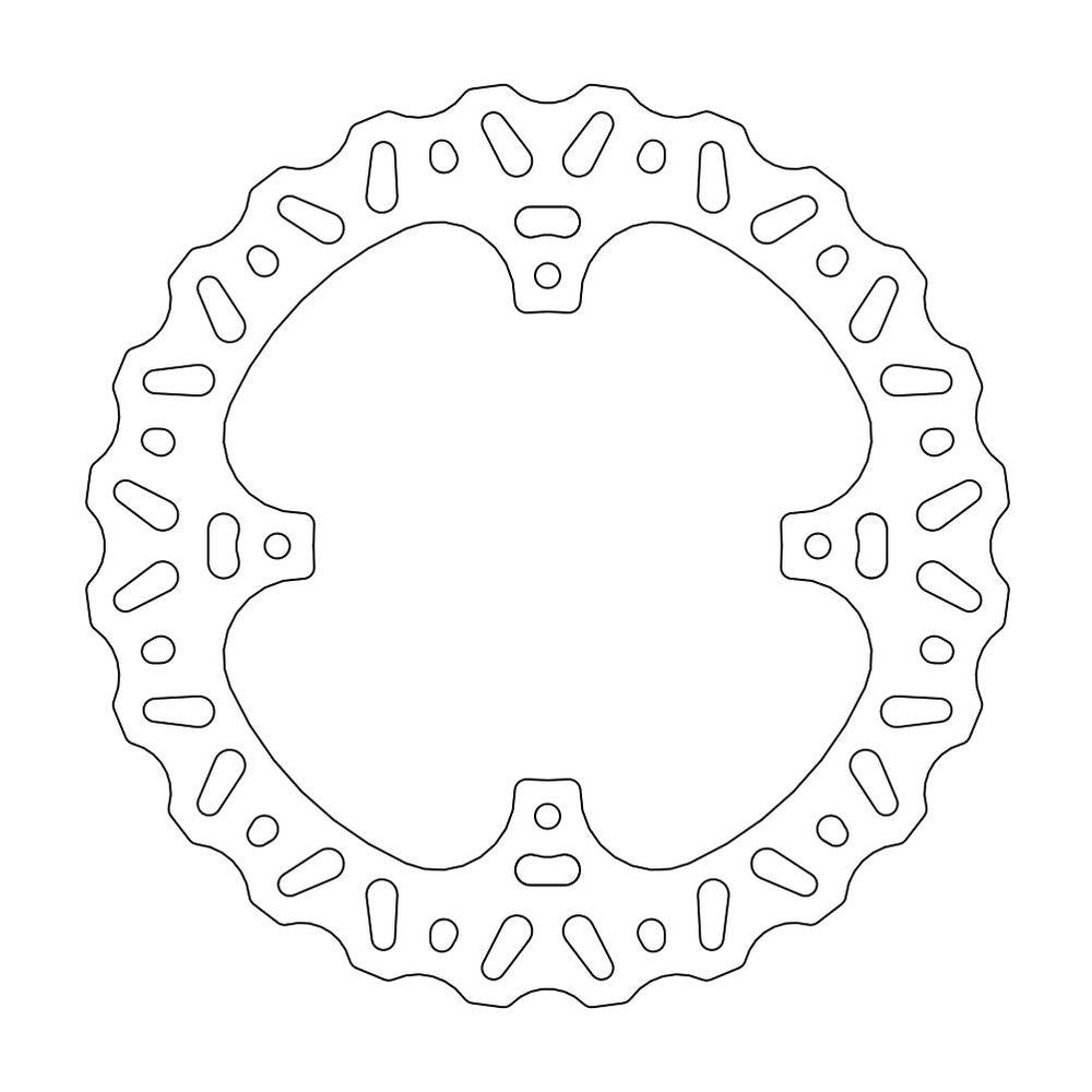 Brake Disc Off-road Nitro - Rear - Honda: Cr/crf 02 + 240mm - Grafite Offroad