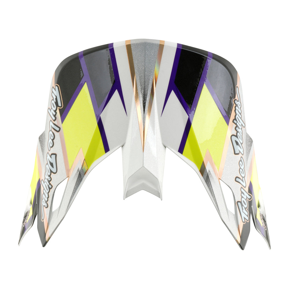Helmet SE5 Visiera - Flush - White / Black - Taglia Unica Troy Lee Designs - Grafite Offroad