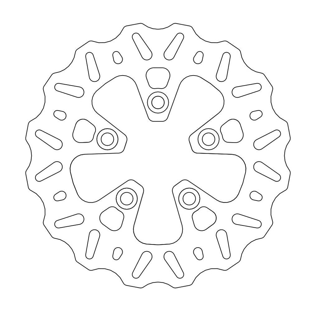 Brake Disc Scooter Nitro - Front/rear - Sym, Peugeot - Grafite Offroad