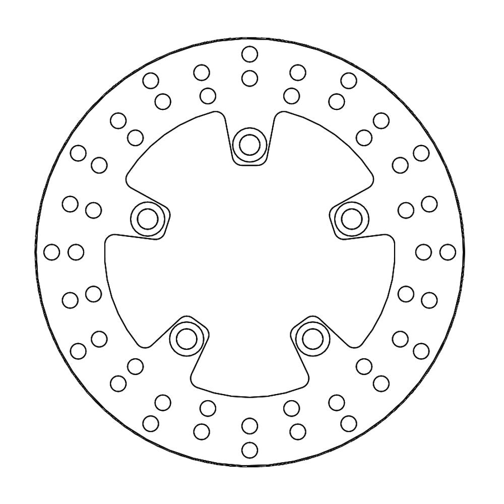 Brake Disc Road Halo - Rear - Suzuki: Gsxr600/750/1000, Sv650s/1000s, Tl1000r/s - Grafite Offroad