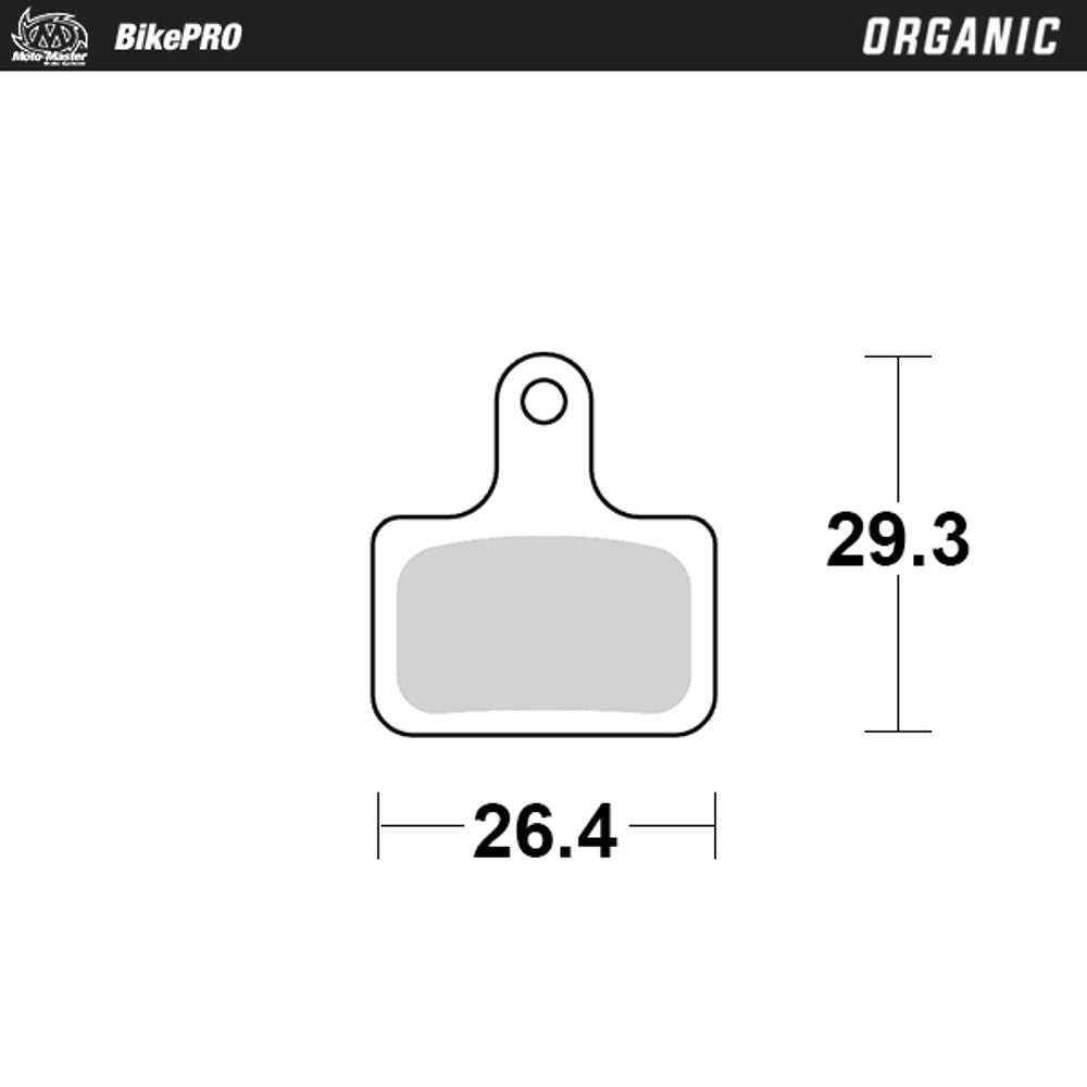 Brake Pad Bicycle Organic - Shimano K Type - Grafite Offroad