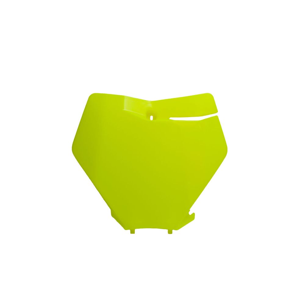 Front Number Plate Neon Yellow Replica Ktm - Grafite Offroad