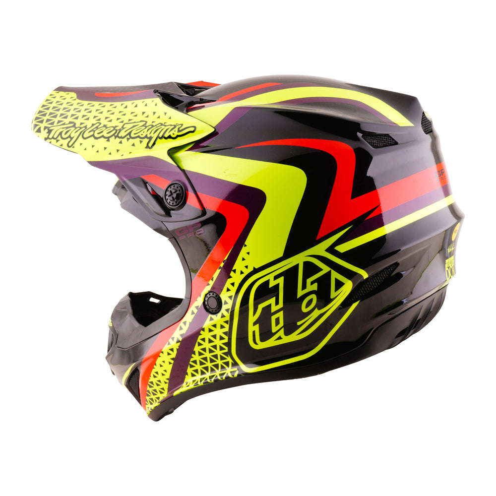 Helmet Junior GP Pro - Pulse - Black / Yellow fluo - L Troy Lee Designs - Grafite Offroad