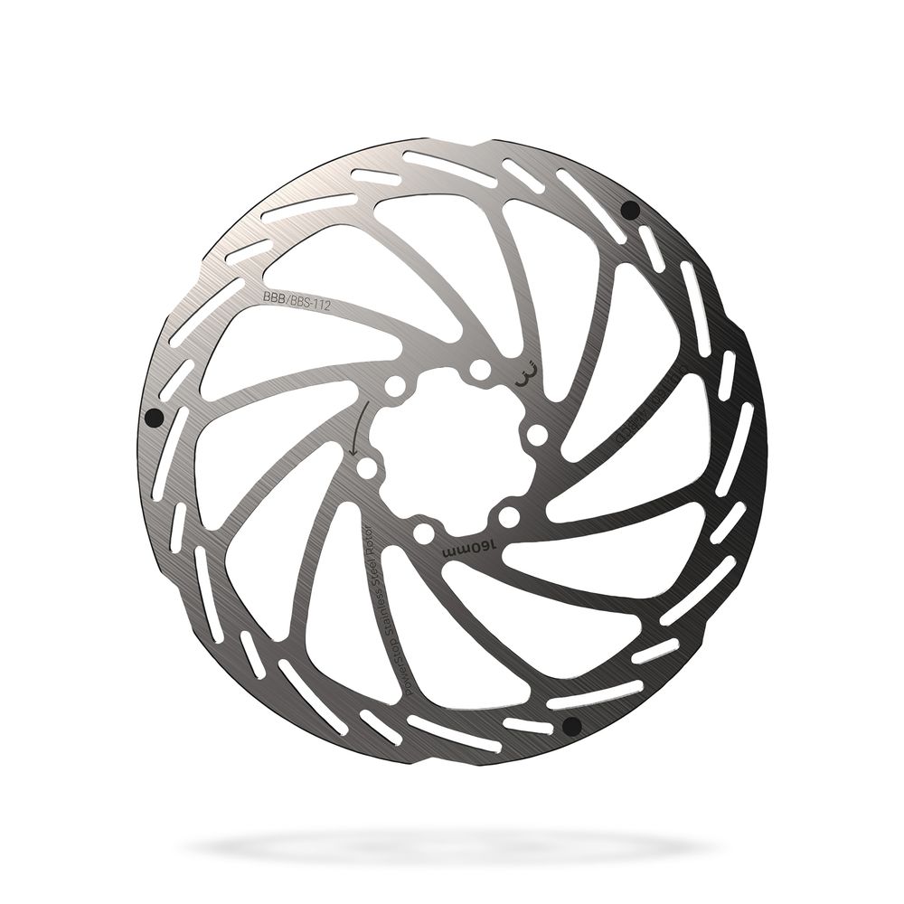 Bicycle Brake Disc Powerstop 160mm - Bbs-112 - Grafite Offroad