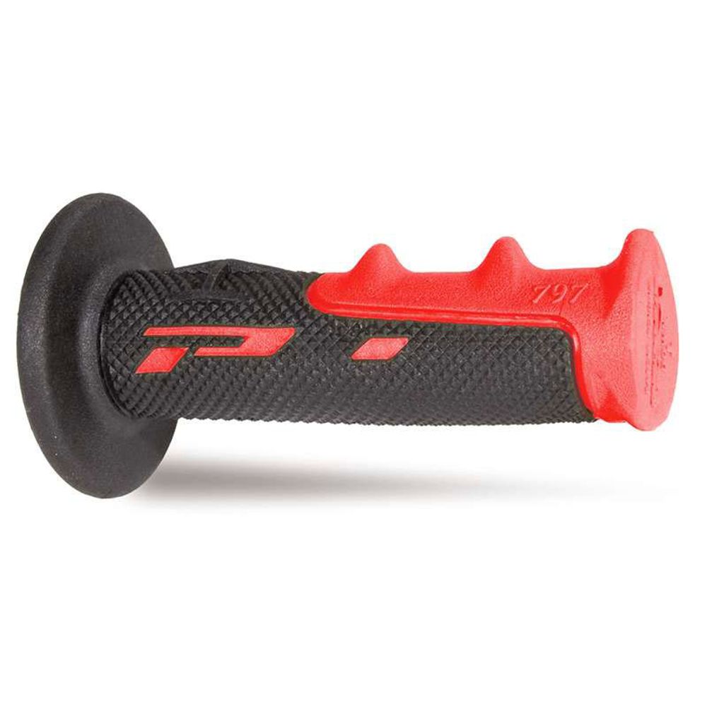 Grips Progrip 797 Mm 22/25 - Double Density - Red/black - Grafite Offroad
