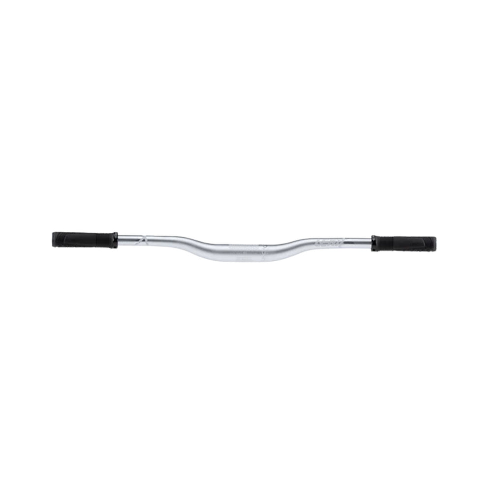 MTB Handlebar Kit Leatt Launch Control 6.0 35mm Clamp Mid Rise 23mm 9° 800mm Blast Silver Leatt