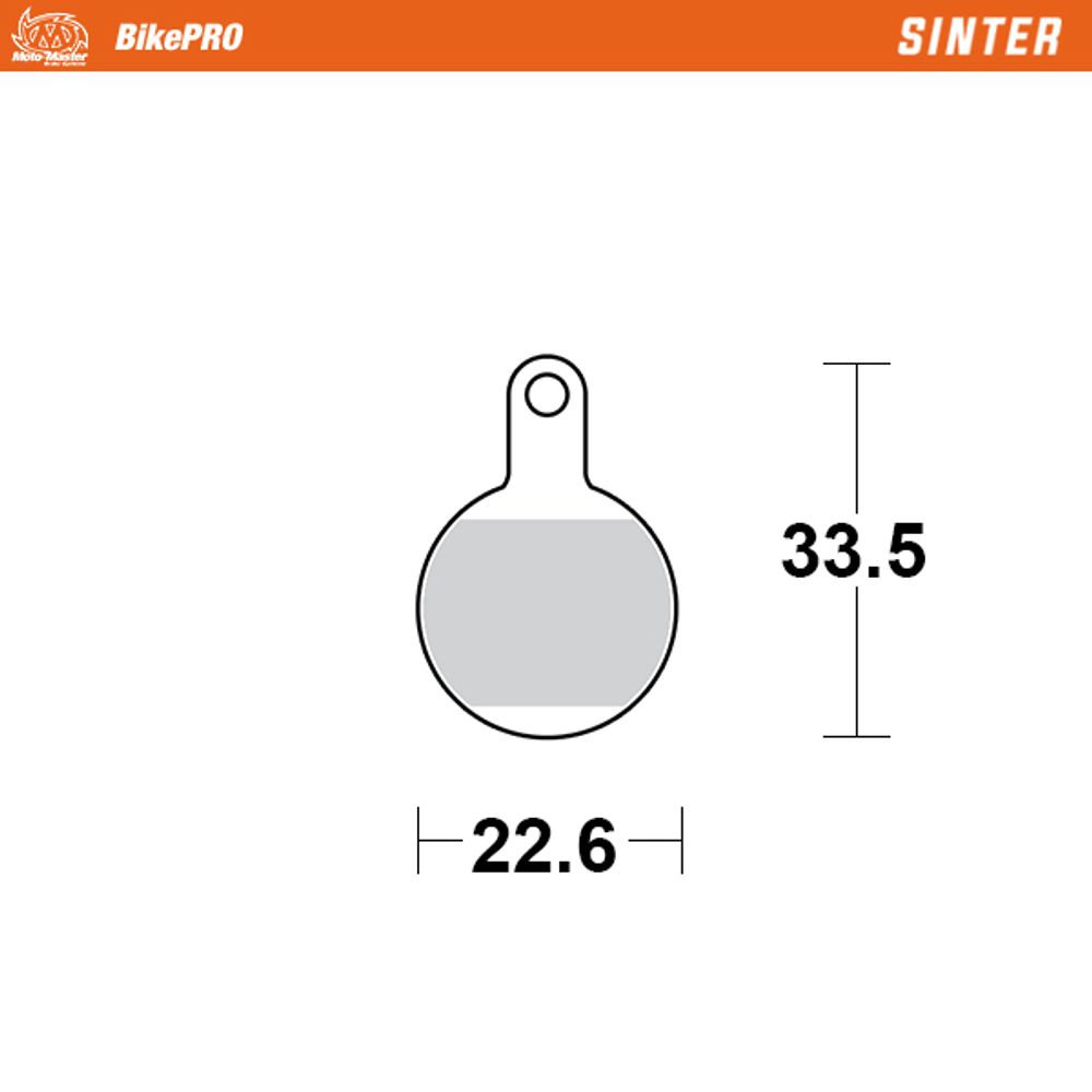 Brake Pads Bicycle Sinter: Tektro Iox - Grafite Offroad