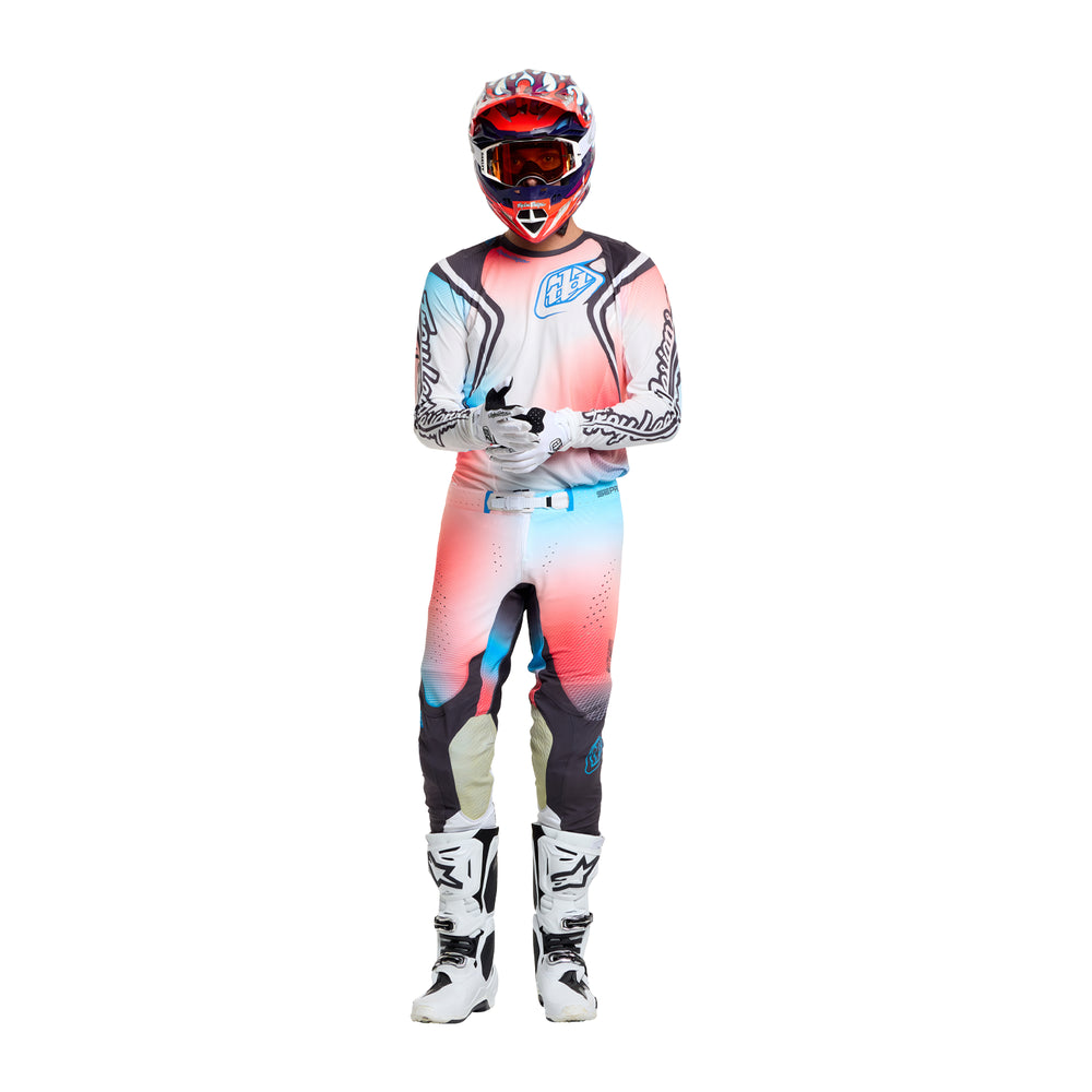 Pants SE Pro - Wander - White / Blue / Red - 32 Troy Lee Designs - Grafite Offroad