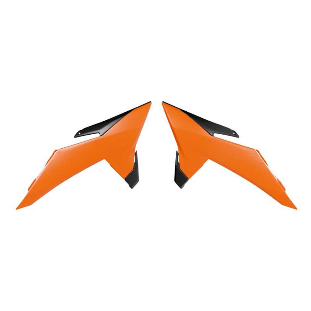 Convogliatore Aria Radiatore Ktm Replica Arancione K - Nero
