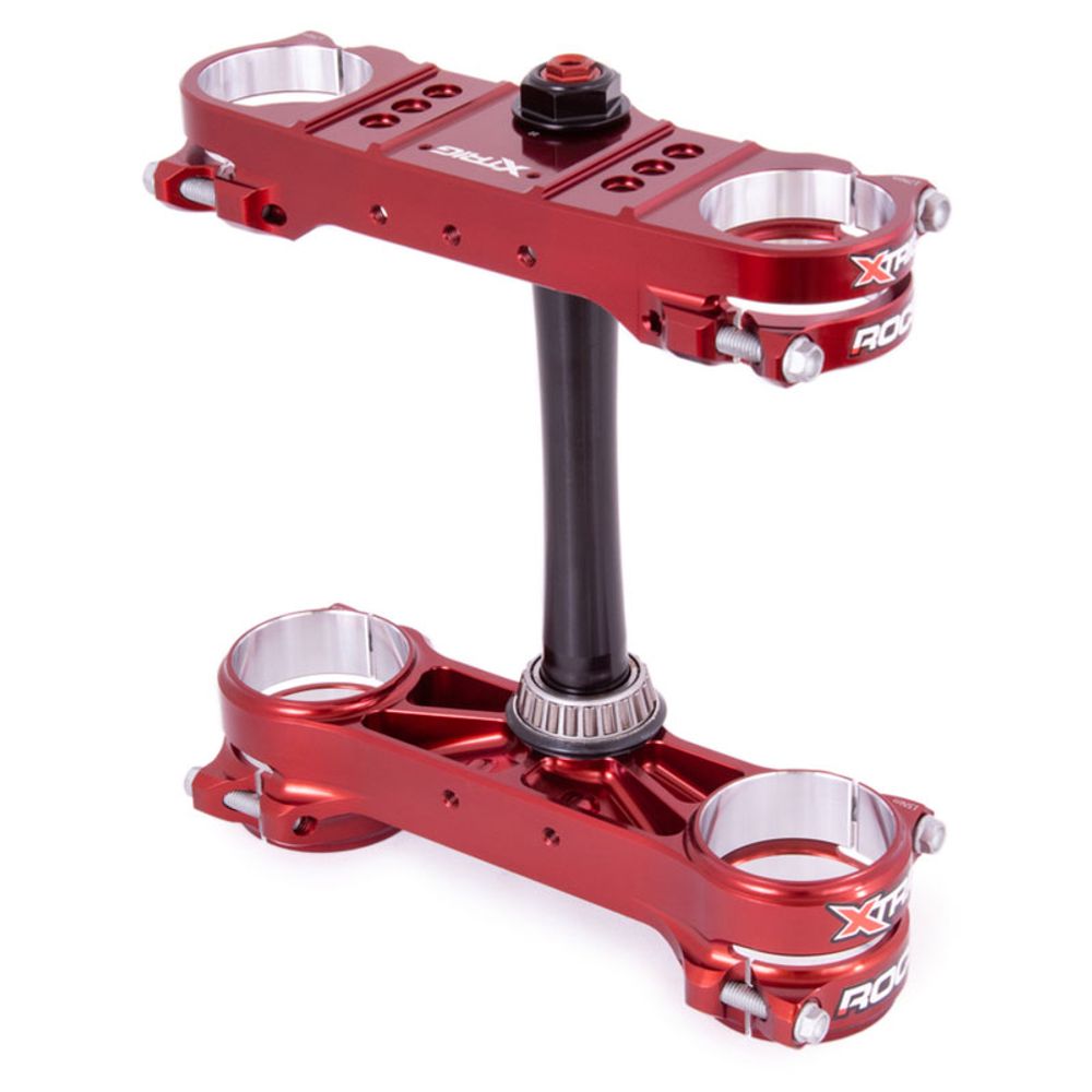 Xtrig Triple Clamp Rocs-tech Fixed Off-set 14mm Husqvarna Ktm Gas Gas 85 Red - Grafite Offroad