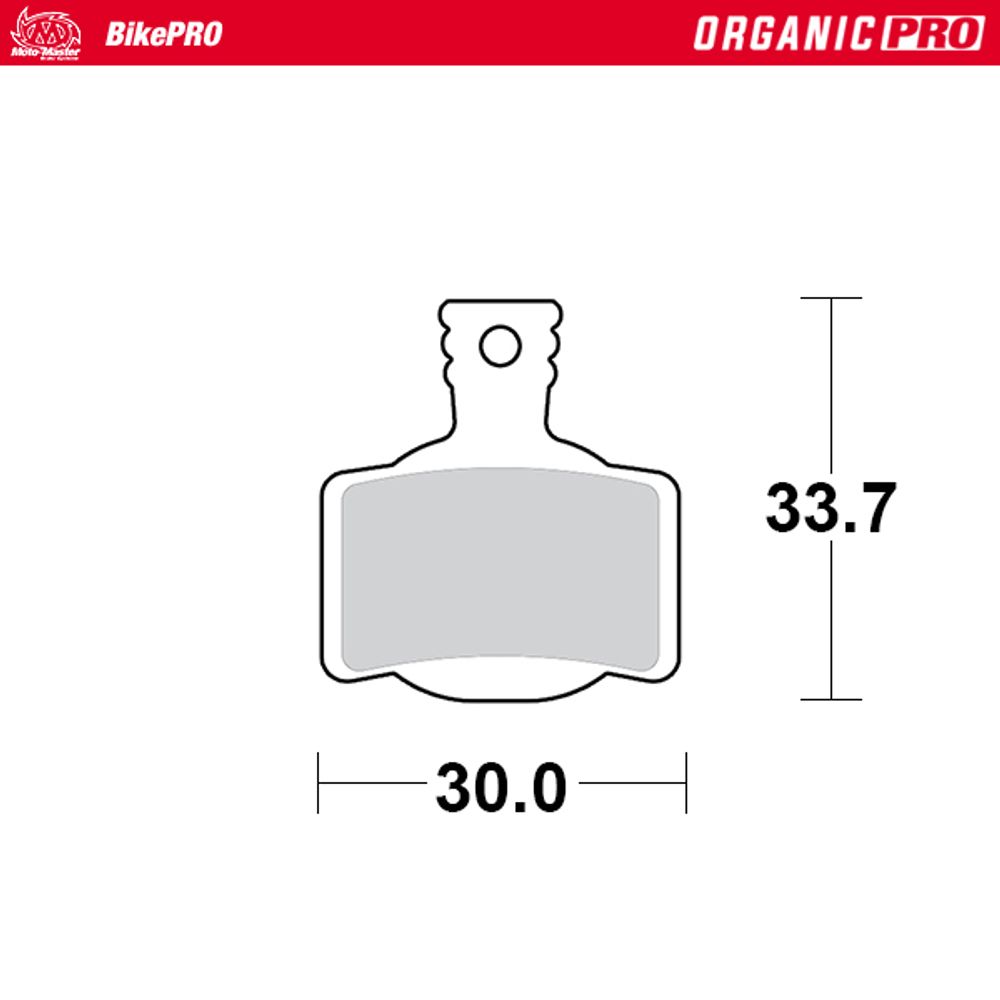 Brake Pads Bicycle Organic Pro: Magura Mt 2, 4, 6, 8, Sport, Trail - Grafite Offroad