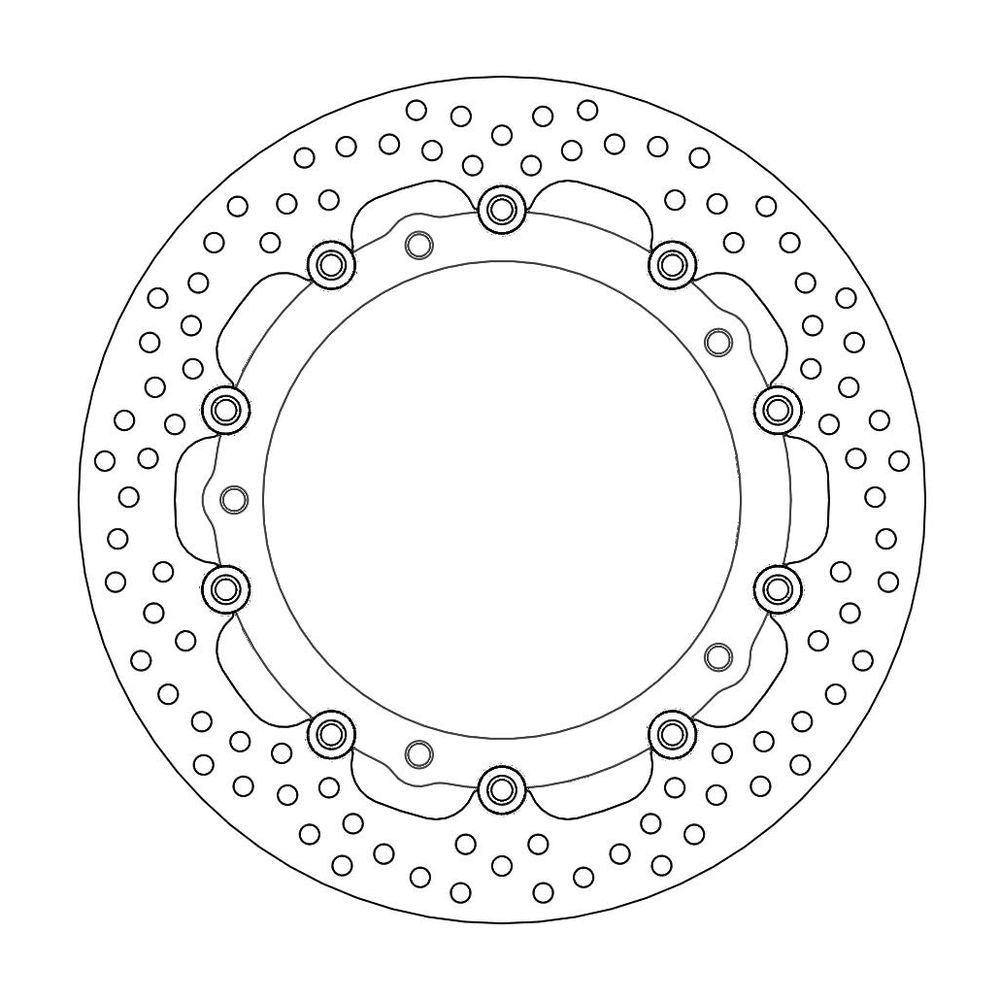 Brake Disc Road Halo - Floating - Front - Bmw: F800/850, R1100/1150, K1200 - Grafite Offroad