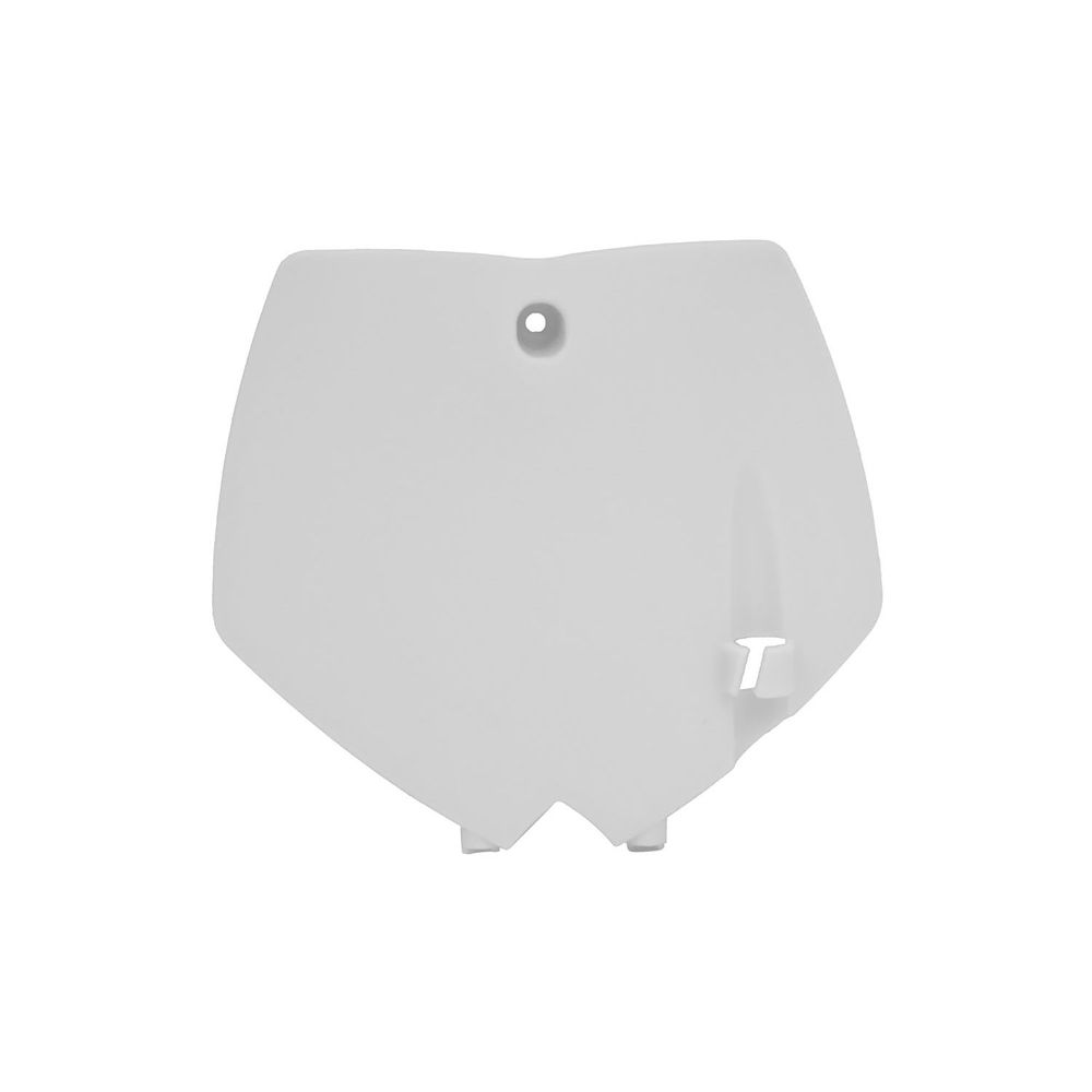 Front Number Plate White Replica Ktm - Grafite Offroad