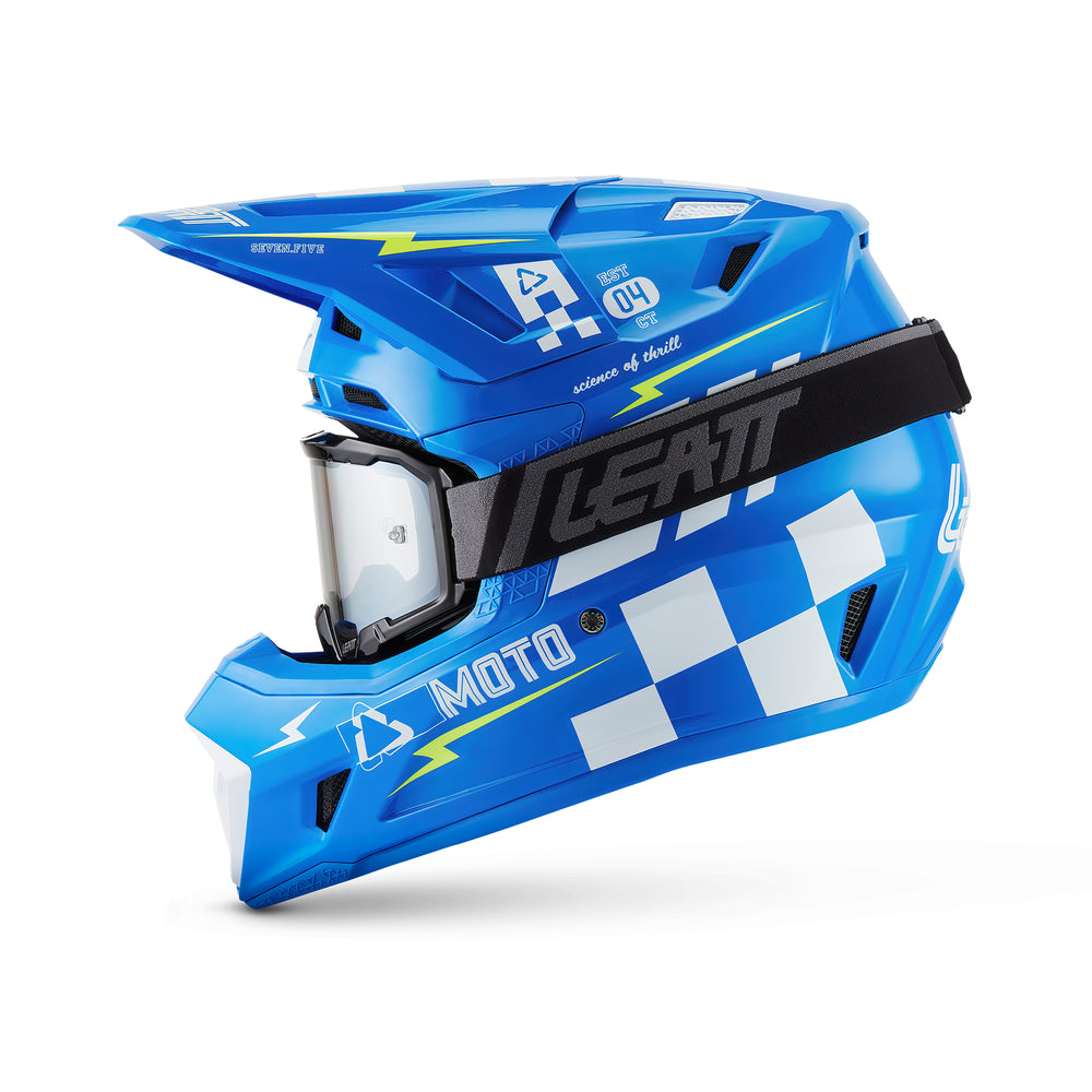 Helmet Kit Moto 7.5 Leatt - Grafite Offroad